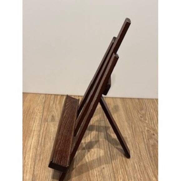 Wooden Display Easel Tabletop Large Art Stand Photo Holder Dark Brown - Picture 2 of 12